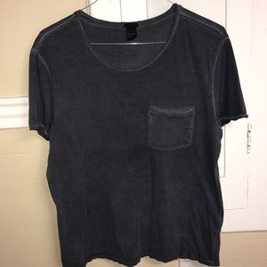Men’s weathered Navy Blue Modern T shirt